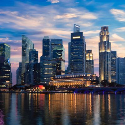 London → Singapur, Singapur