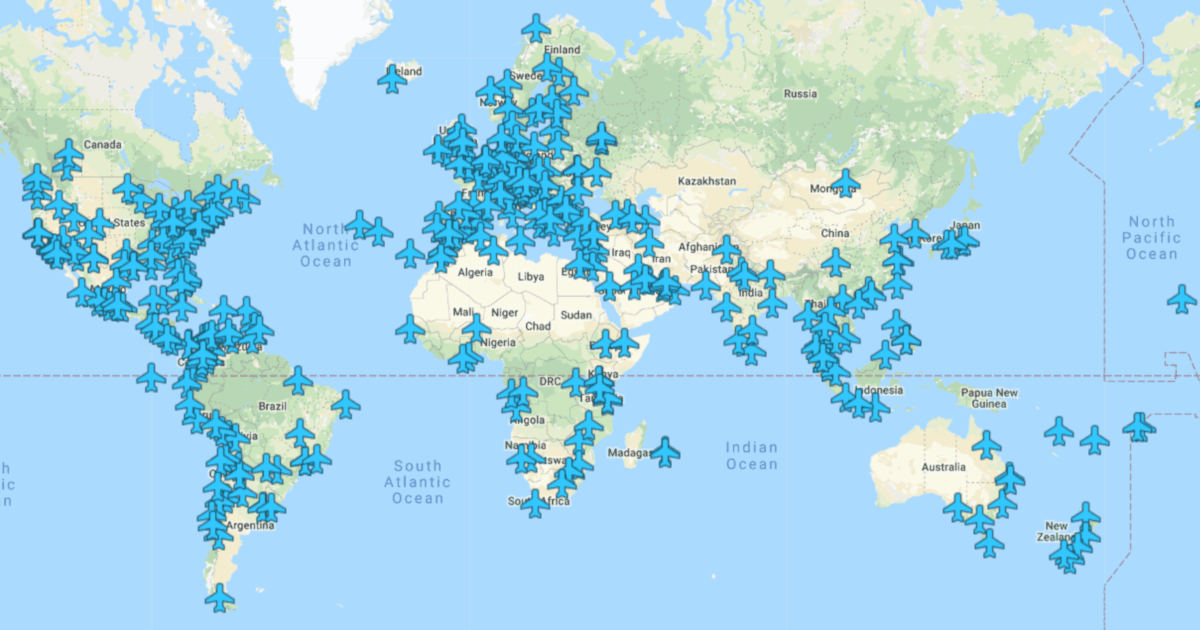 You are currently viewing Une carte avec tous les mots de passe de Wi-Fi dans les aéroports