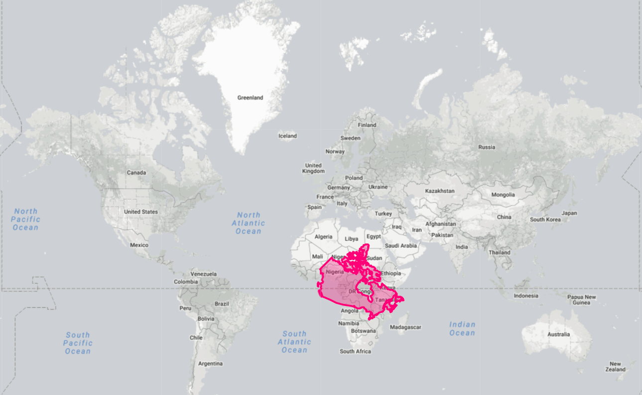 Seasia.co - The world map which we normally see is not according to actual  size. Africa is 14 times bigger than Greenland but is shown equal in area  in world map. Few