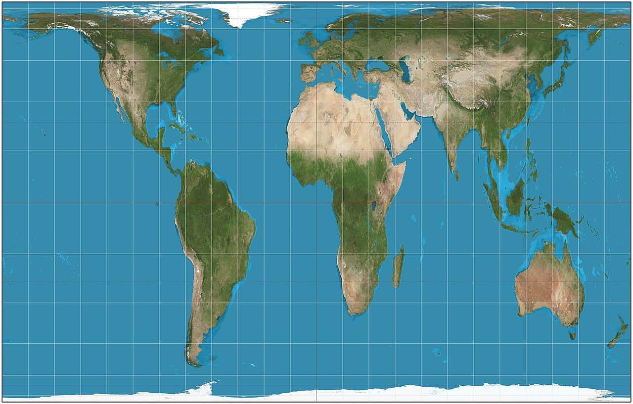 Carte Du Monde A La Vrai Echelle Automasites Aug