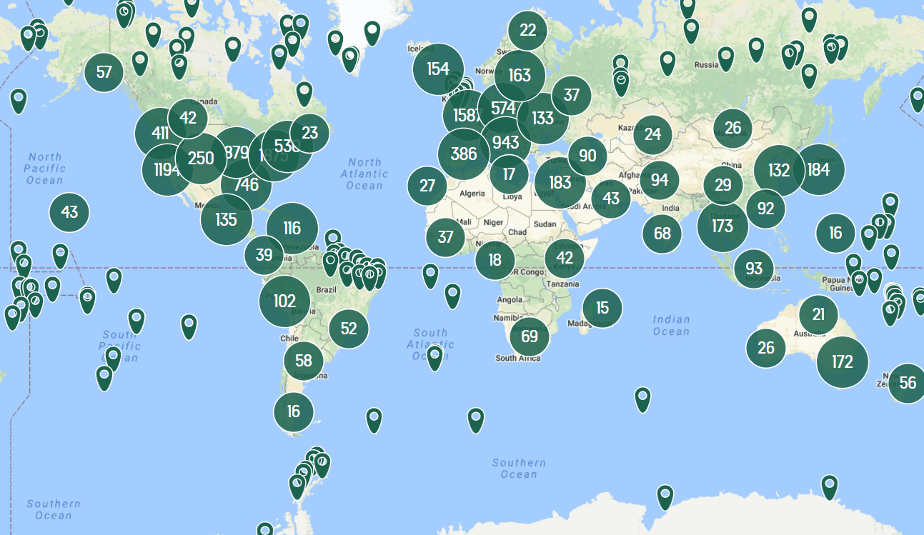 You are currently viewing Une carte interactive avec 11 000 attractions uniques à voir dans le monde