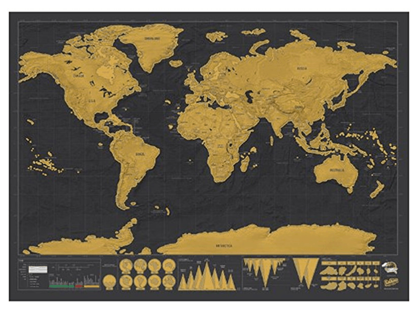 Map with the number of Tim Hortons by country - Flytrippers