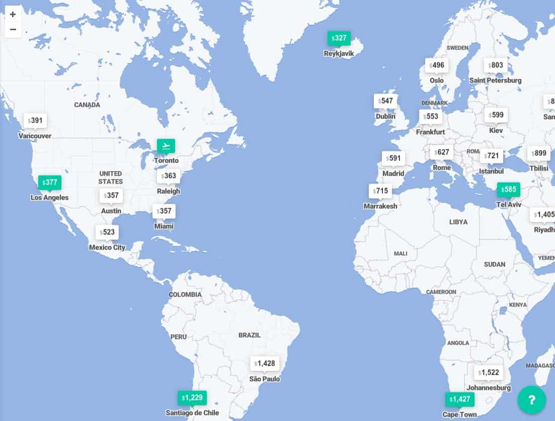 You are currently viewing A Tool to Find the Cheapest Destinations for your Specific Dates