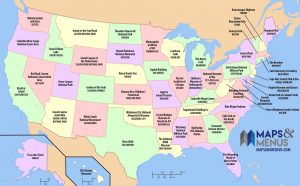 Read more about the article Une carte avec l’attraction la plus populaire de chaque État américain