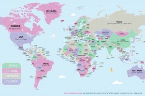 Read more about the article Every Country’s Most Popular Attraction On One Cool Map