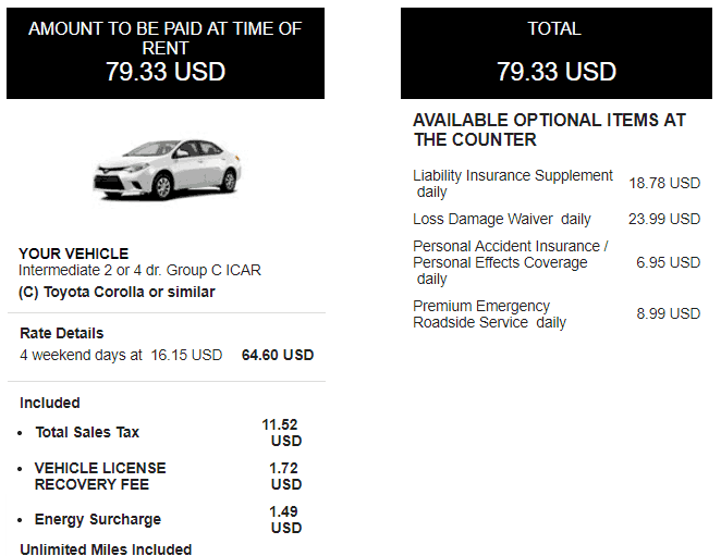 Should i buy liability store insurance when renting a car