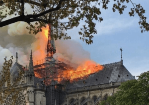 Read more about the article Incendie terrible en cours à la Cathédrale Notre-Dame de Paris