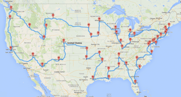how to road trip usa