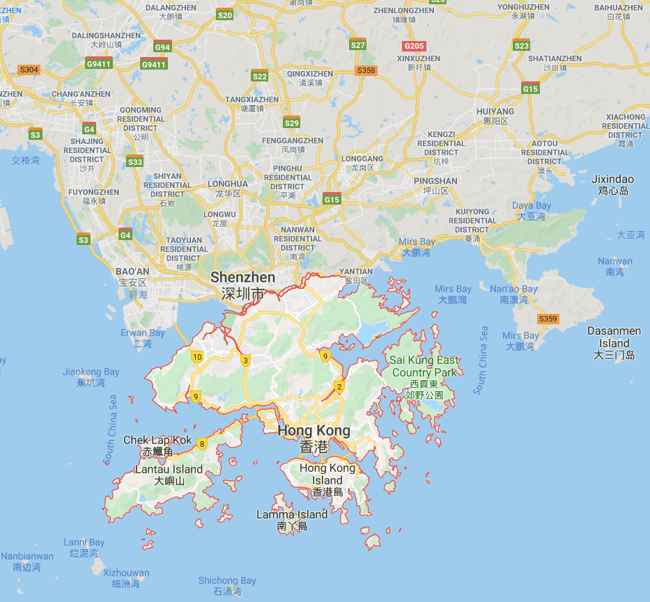 China, Taiwan (Republic of China), Hong Kong (Chinese SAR), and Macao ...