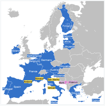 What Is The Difference Between Europe, The European Union, The Eurozone ...