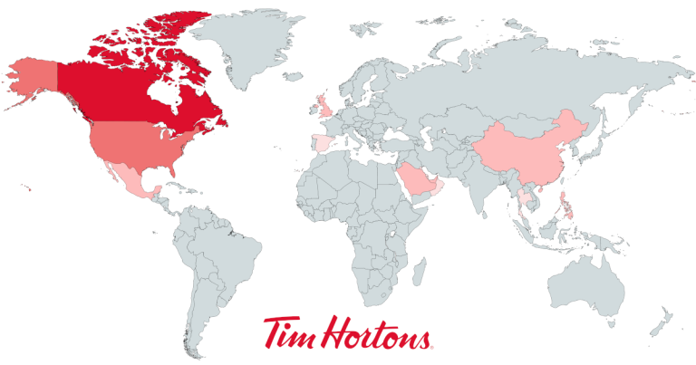 Tim Hortons In Usa Map - Map