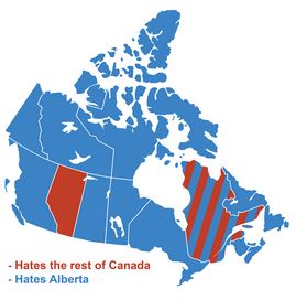 canada world map meme