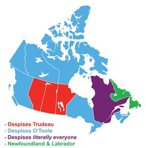 canada world map meme