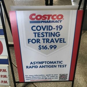 COVID-19 tests for travelers for just 16.99