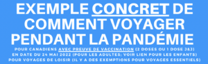 Read more about the article Infographie: Exemple concret de comment voyager pendant la pandémie