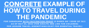 Read more about the article Infographic: Concrete example of how to travel during the pandemic