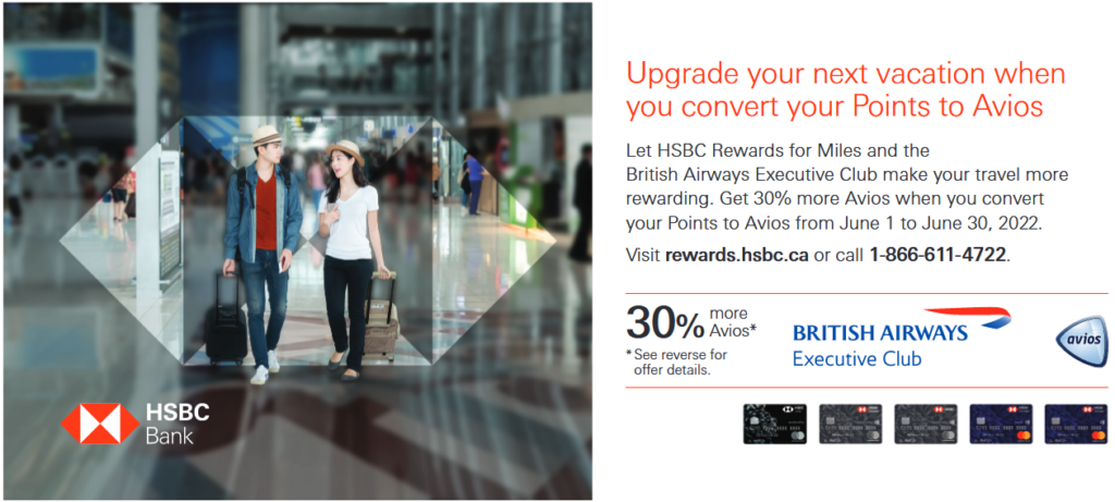 30% Transfer Bonus From HSBC Rewards To Avios - Flytrippers