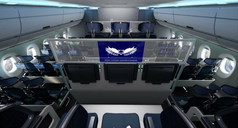 Double-Decker Airplane Seats Are Back with a New Design Prototype -  Thrillist