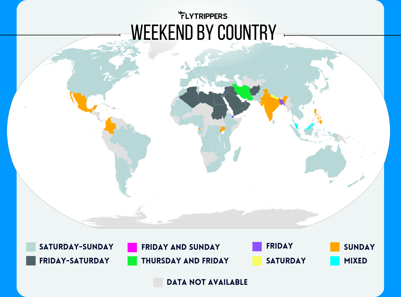 map-of-weekend-dates-of-each-country-flytrippers