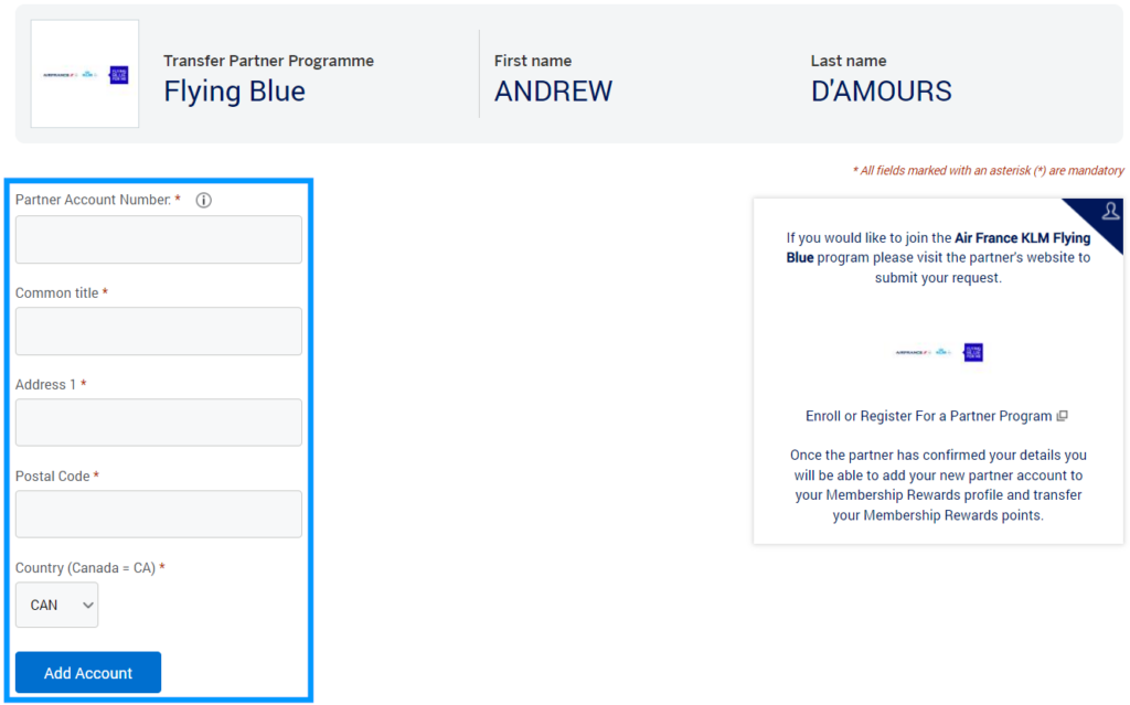 How to transfer American Express points to partners (Aeroplan, Avios