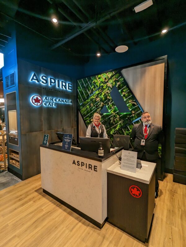 First look New Air Canada airport lounge concept (accessible with