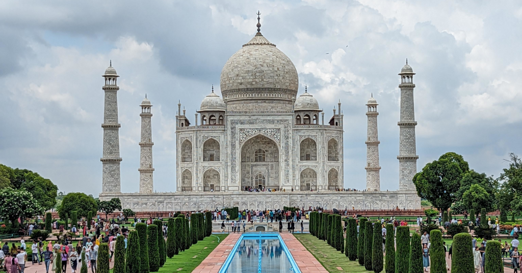 The Taj Mahal In Agra, India Was A Breathtaking Sight Of Awe