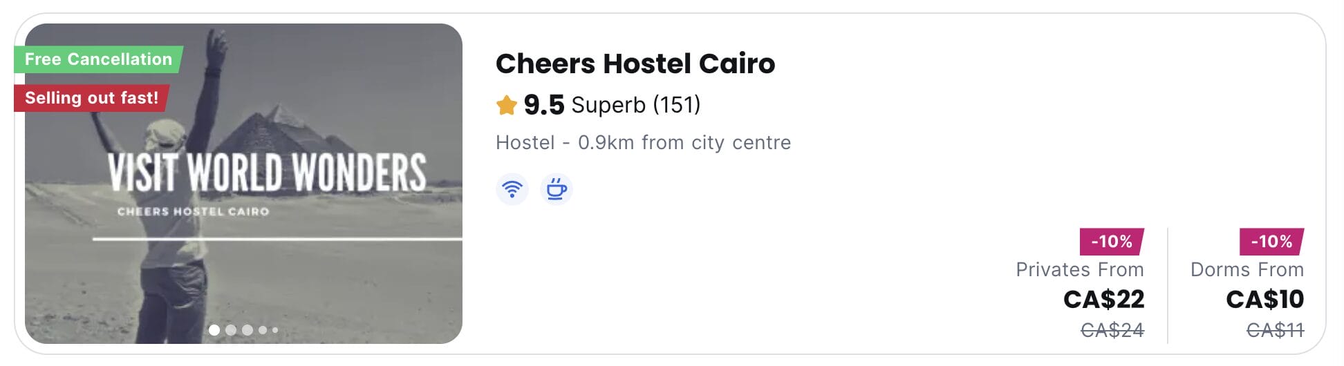 cheapest-countries-2024-cairo-hostel