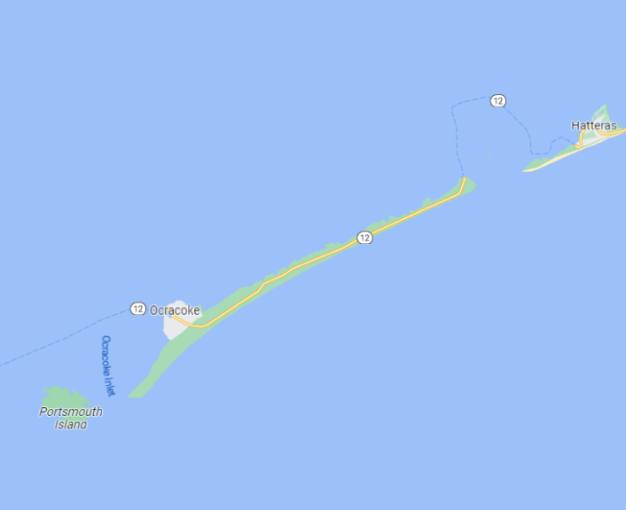Location-of-Ocracoke-Island