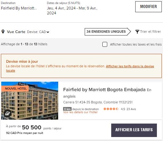 hotel fairfield par marriott bogota embajada