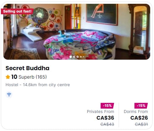 secret buddha hostel