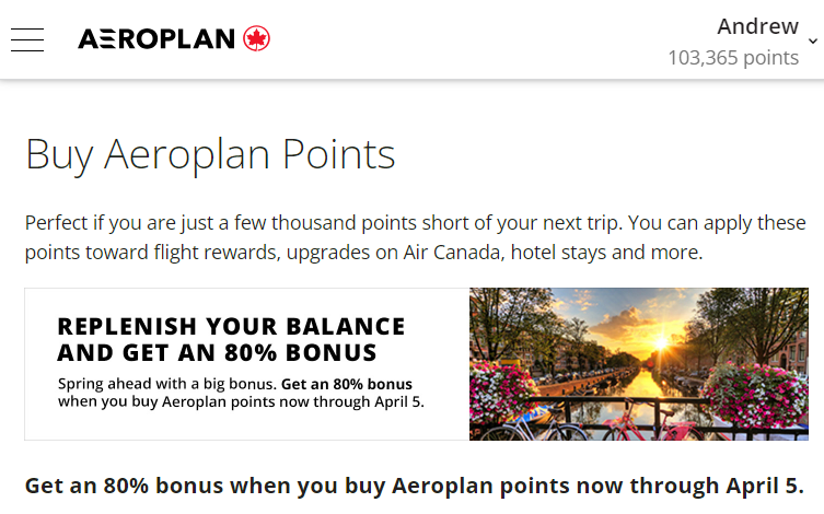 buy-aeroplan-points-march-2024