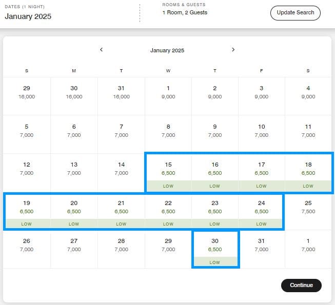 Marriott Daily Rise Marriott hotel searches with points: basics of the logistics and 5 pro ...