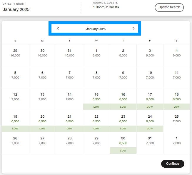Marriott Daily Rise Marriott hotel searches with points: basics of the logistics and 5 pro ...