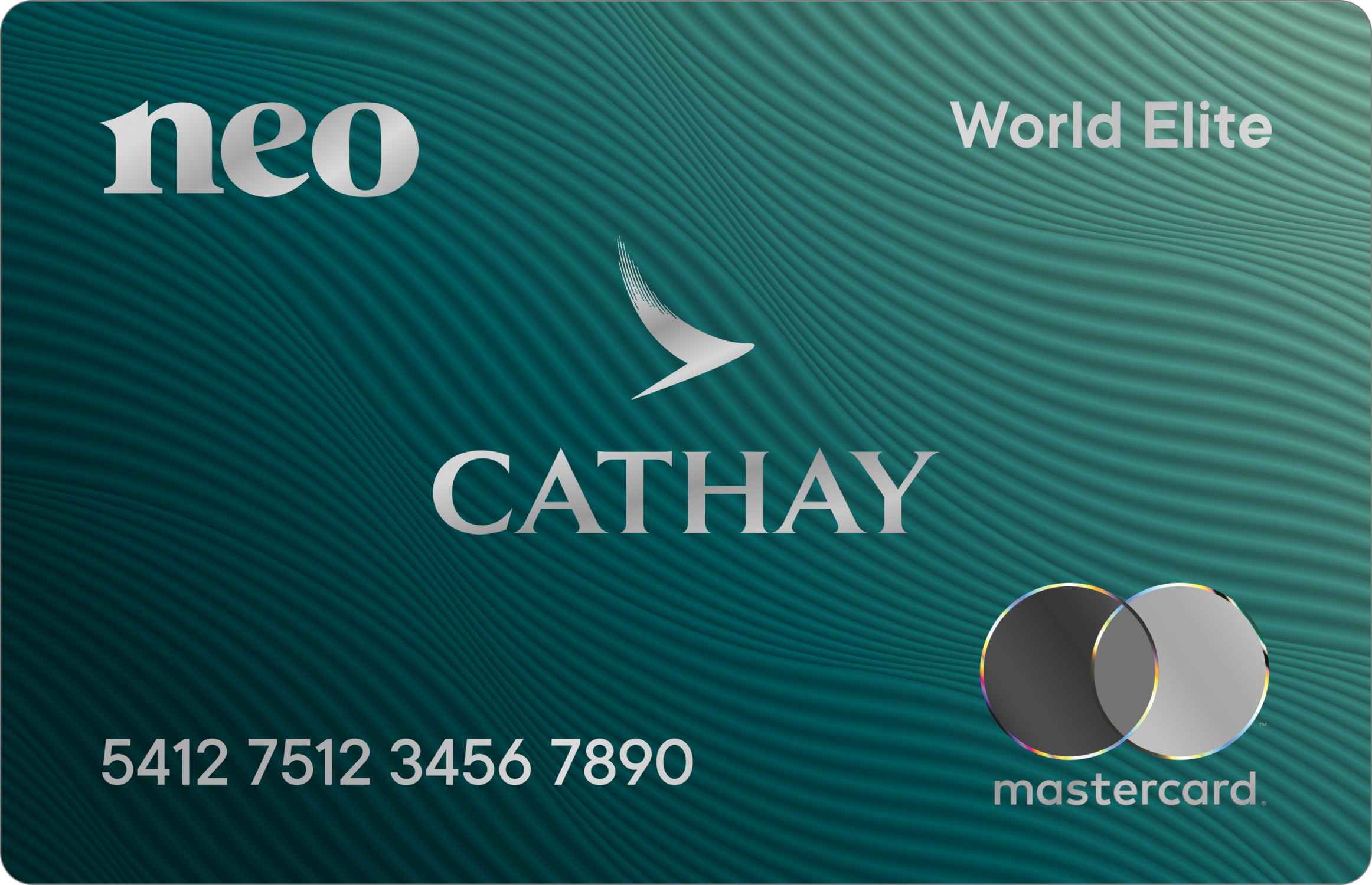 Carte Mastercard Cathay World Elite, fournie par Neo (pas dispo au QC)