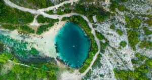 This natural wonder in Europe looks like a giant blue eye and is absolutely spectacular