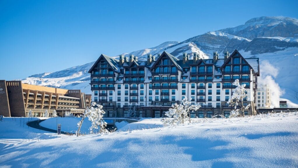 Park Chalet, Shahdag, Autograph Collection in a snowy mountain in Azerbaijan.