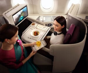 My example of a business class flight tonight: 9 things to know if you want to travel in luxury too