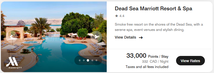 Good certificate redemption (image credit: Marriott)