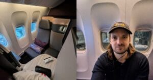 My experiences today: my flights in the world’s best business class (again) and my transit in Qatar (near Iran)