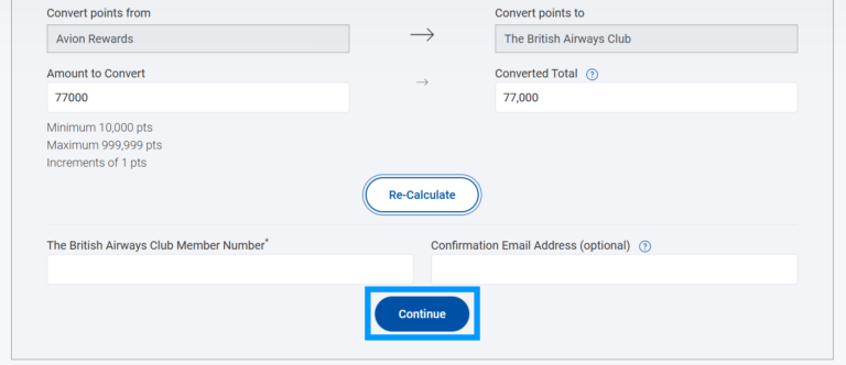 How to transfer RBC Avion points to partners (Avios, Asia Miles ...